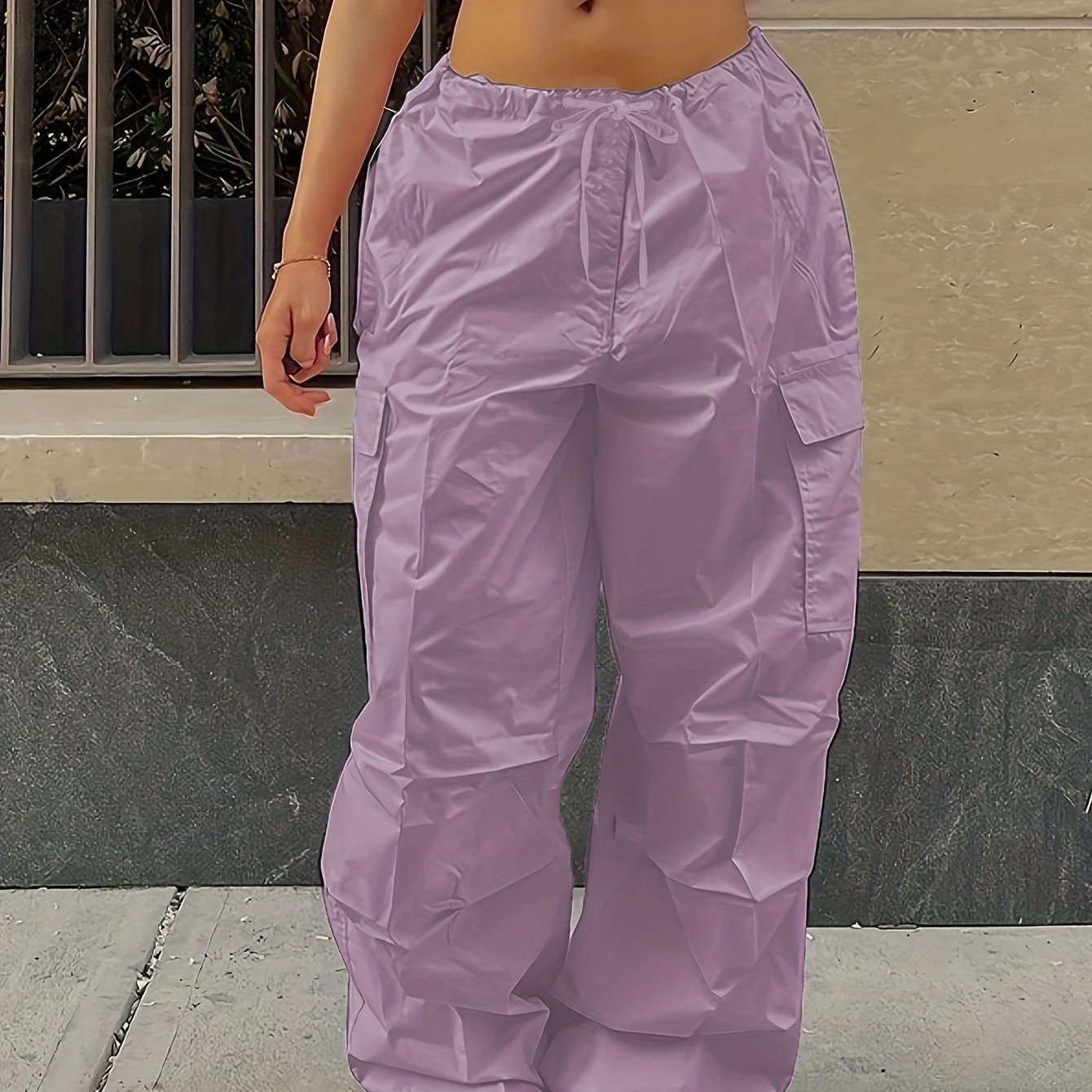 Y2K Loose Drawstring Cargo Pants