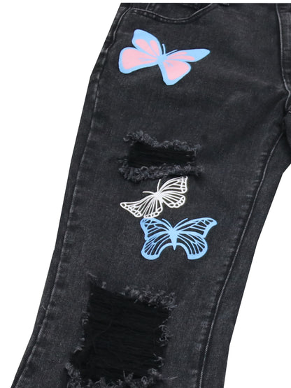 Denim loose fit jeans