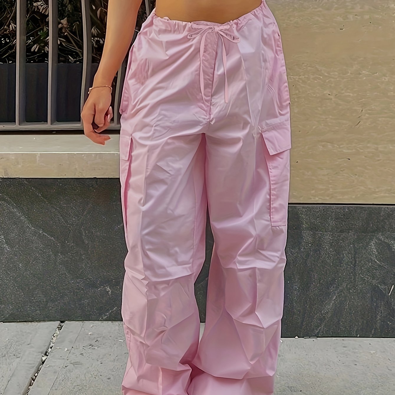 Y2K Loose Drawstring Cargo Pants