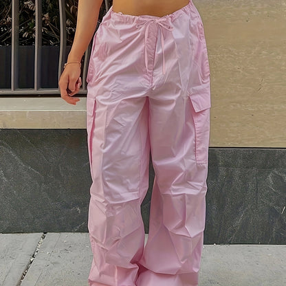 Y2K Loose Drawstring Cargo Pants