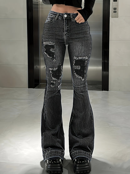 Chic Vintage Flare Jeans