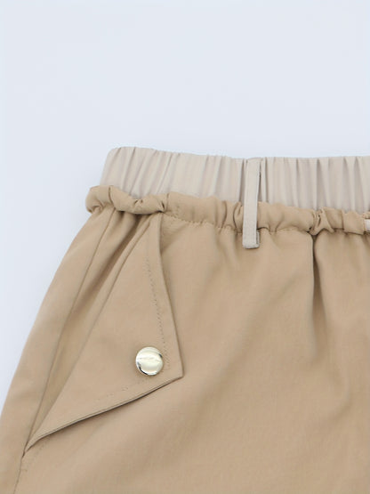 Trendy Split Wide Leg Cargo Pants