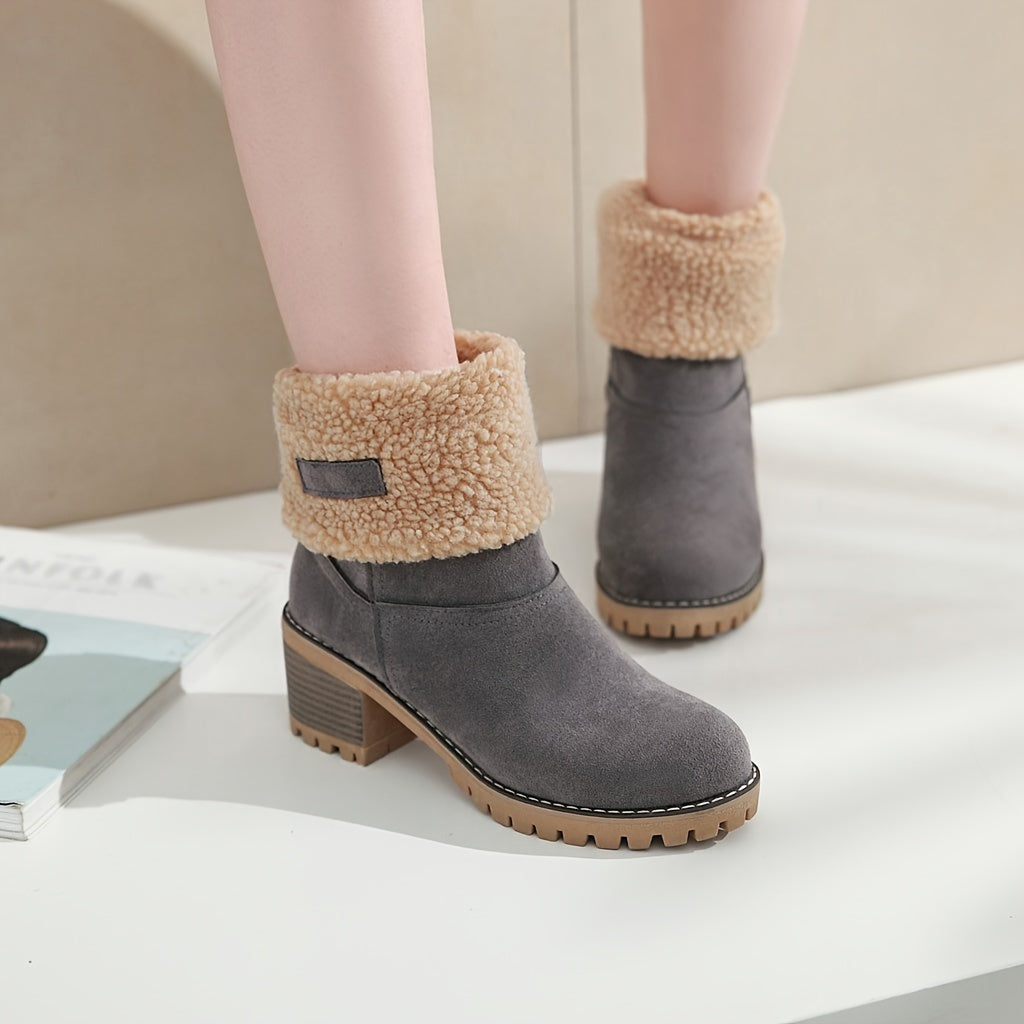 Warm Faux Fur Lined Boots