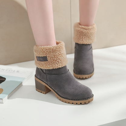 Warm Faux Fur Lined Boots