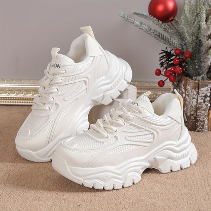 Platform Mesh Sports Shoes