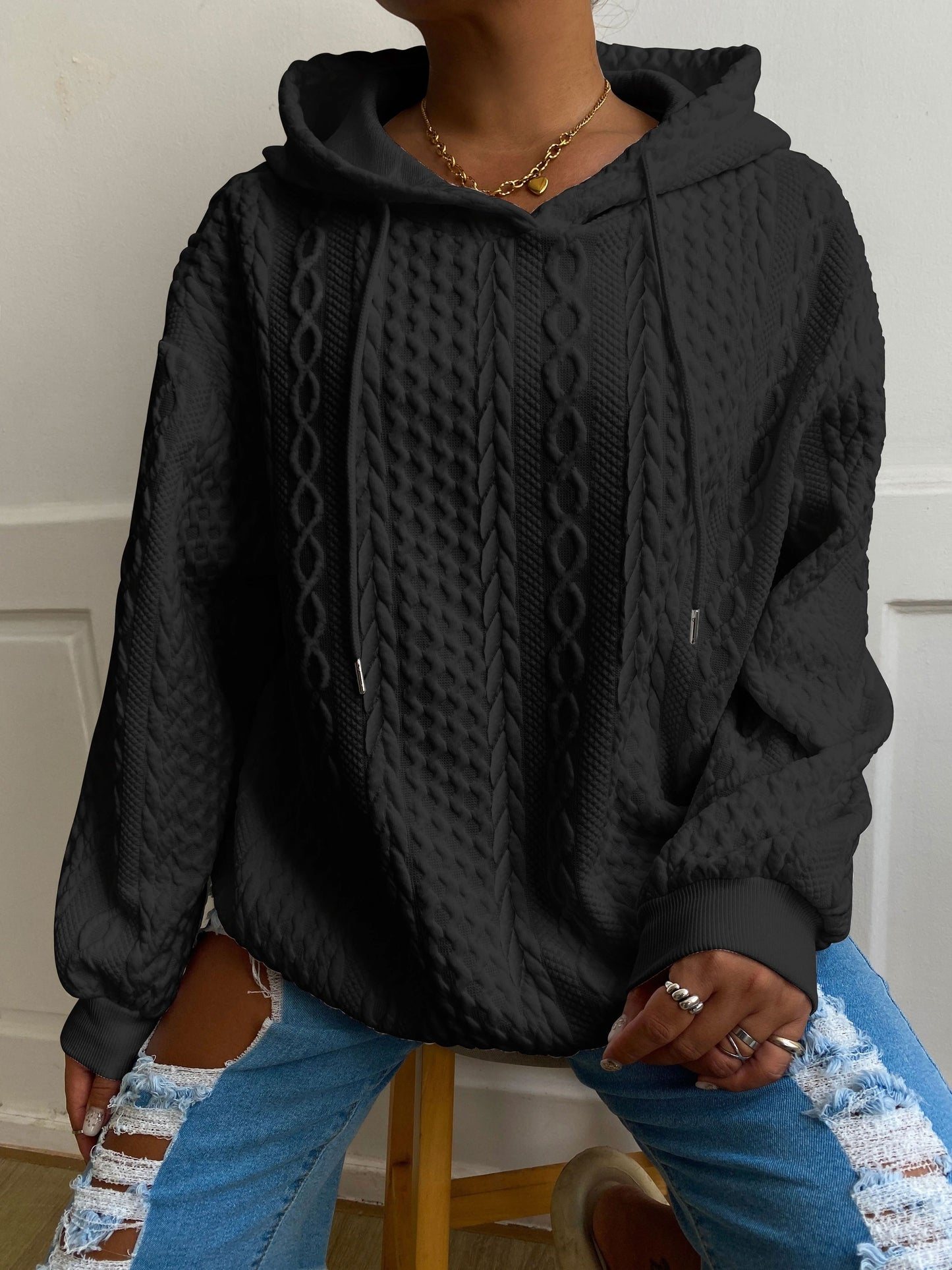 Plus Size Casual Hoodie