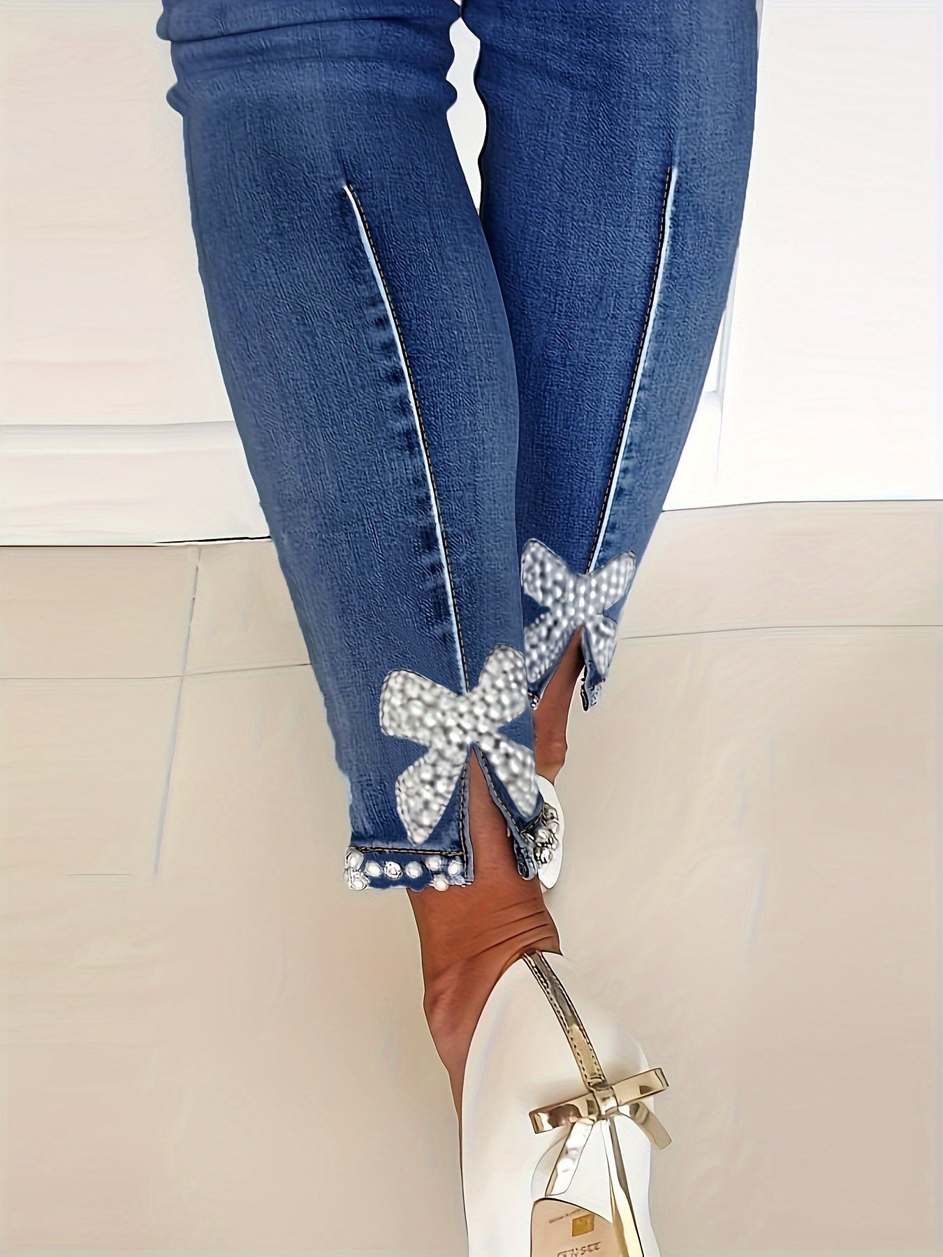 Stylish Blue skinny jeans
